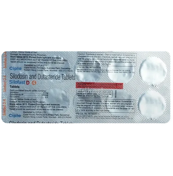 silofast d 4mg tablet 10's
